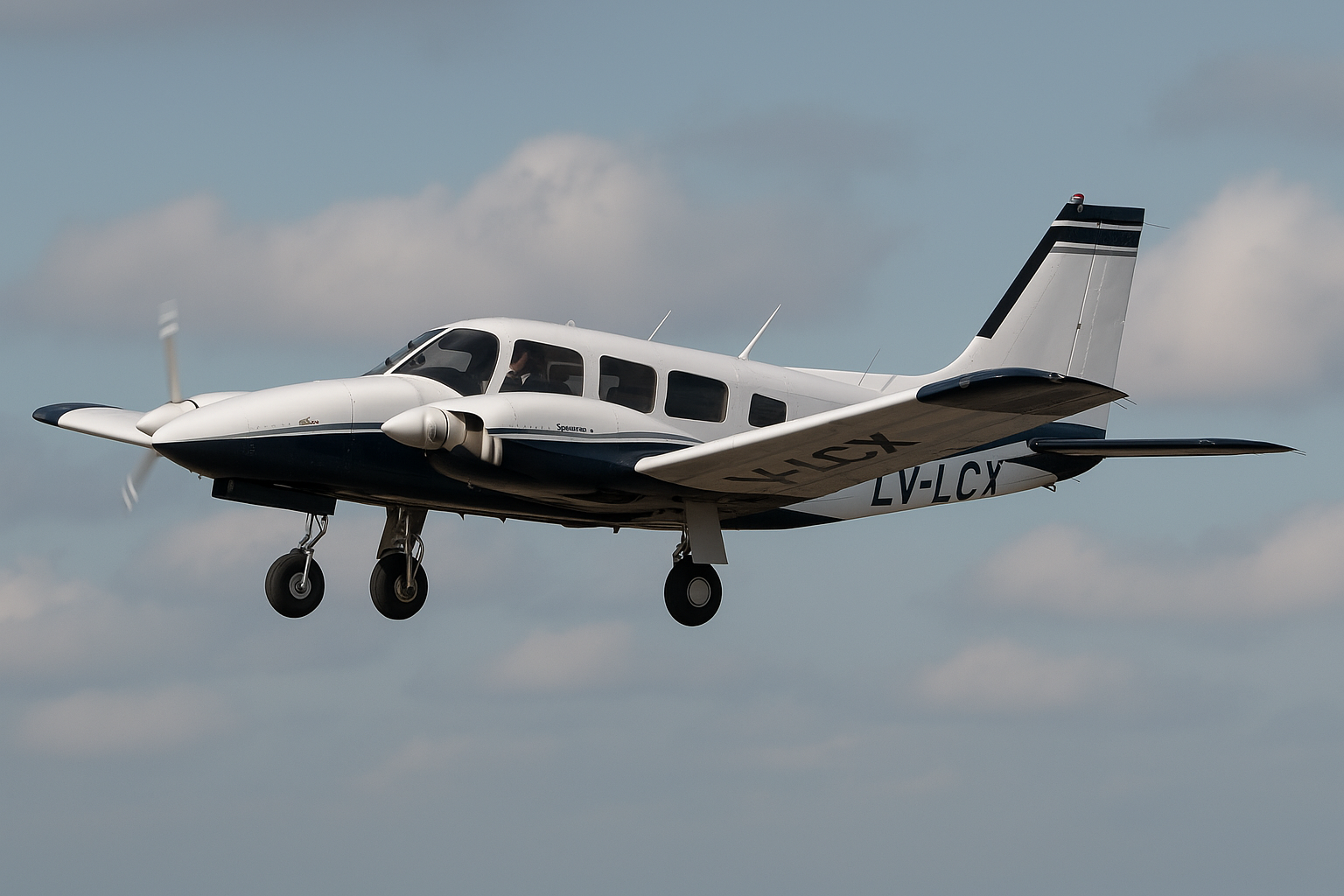 Avión JetLink en traslado